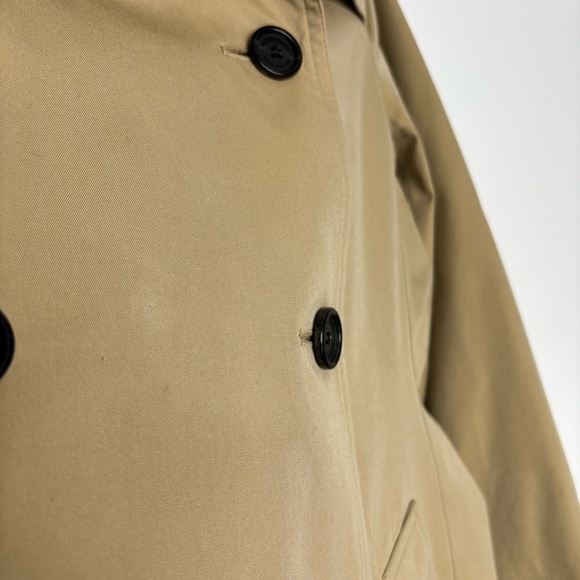 Burberry Buckingham Trench Coat Camel Tan Nova Check Lining Size 10 US Authentic - Picture 9 of 16